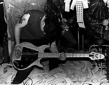 Cheese Borger, bass player, Pink Holes, Cleveland Underground 1985