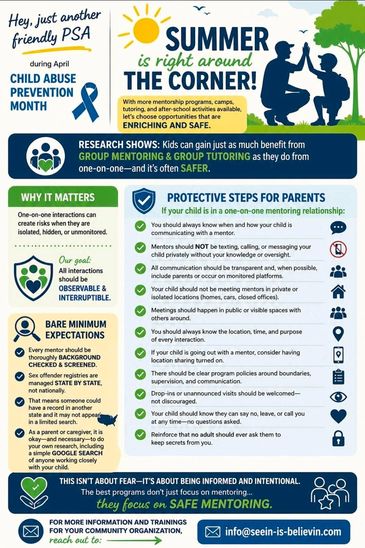 Mentoring and Internship Safety for Youth