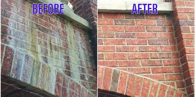 Brick stain removal Little Rock, AR.