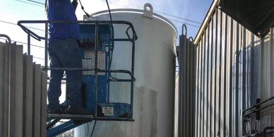 Hydro Express paint removal and outdoor epoxy painting company.