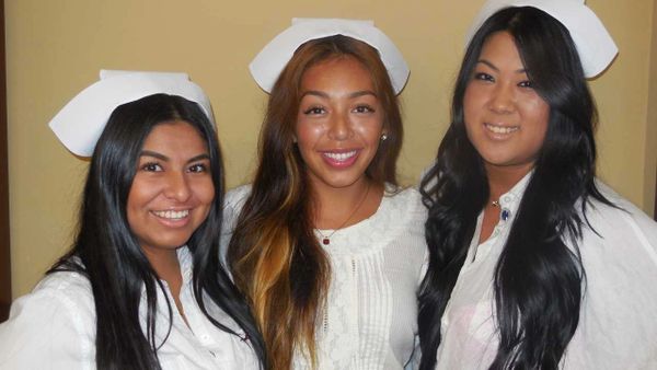 Three female nurses
