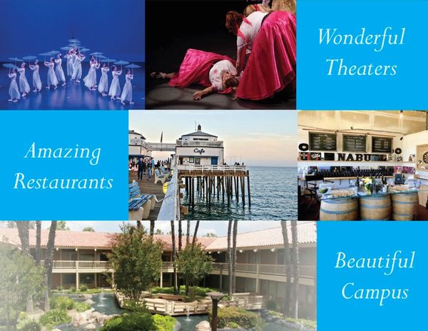 Wonderful theaters, amazing restaurants, and beautiful campus