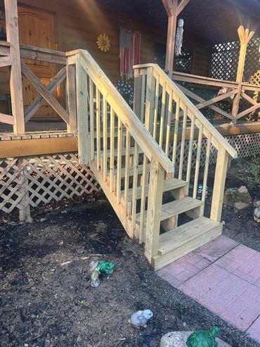 Front step replacement.