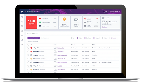 analisis de end points sentinel one
