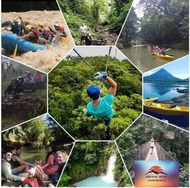 Adventure activities and nature experiences at Arenal Best Experience.
