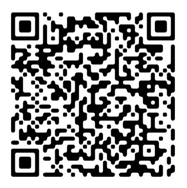 Black and white QR code on a white background.