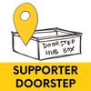 A supporter doorstep hub box for donations