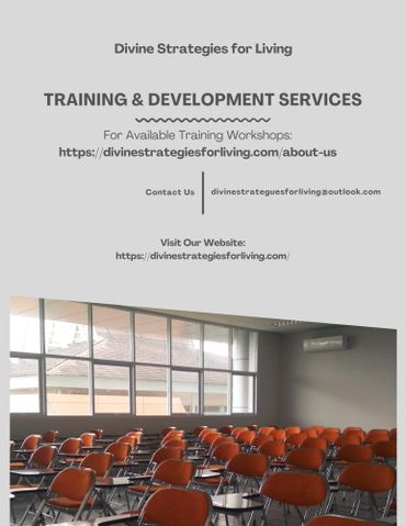 Advert for training classes and workshops.