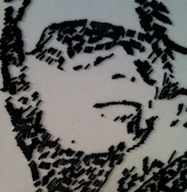 TITLE: CATALINA
SERIES: “RETRATOS”
2011
ACRYLIC AND SEQUINS ON CANVAS
20' X 20' X 2'