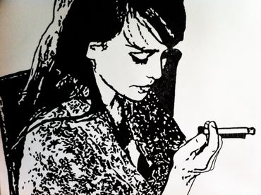 TITLE: LAURA
SERIES: “RETRATOS”
2011
ACRYLIC AND SEQUINS ON CANVAS
42' X 42' X 2'