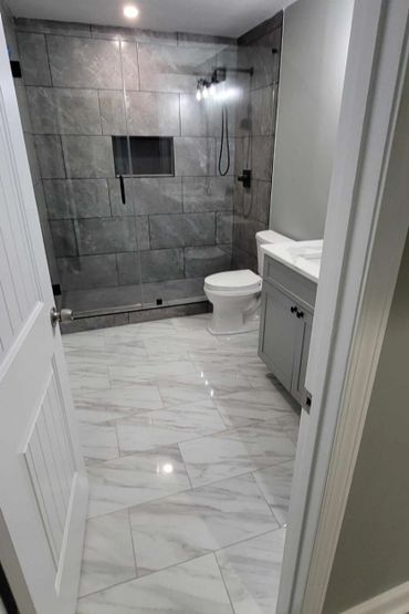 marble deisgn bathroom