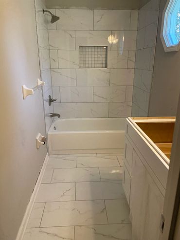 beautiful marble bathroom