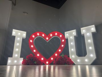 I LOVE YOU MARQUEE LETTERS FOR RENT