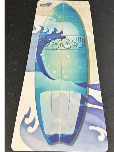 Perfect your Pop Up and catch more waves. Travel Fitness Mat ideal for dry land training.