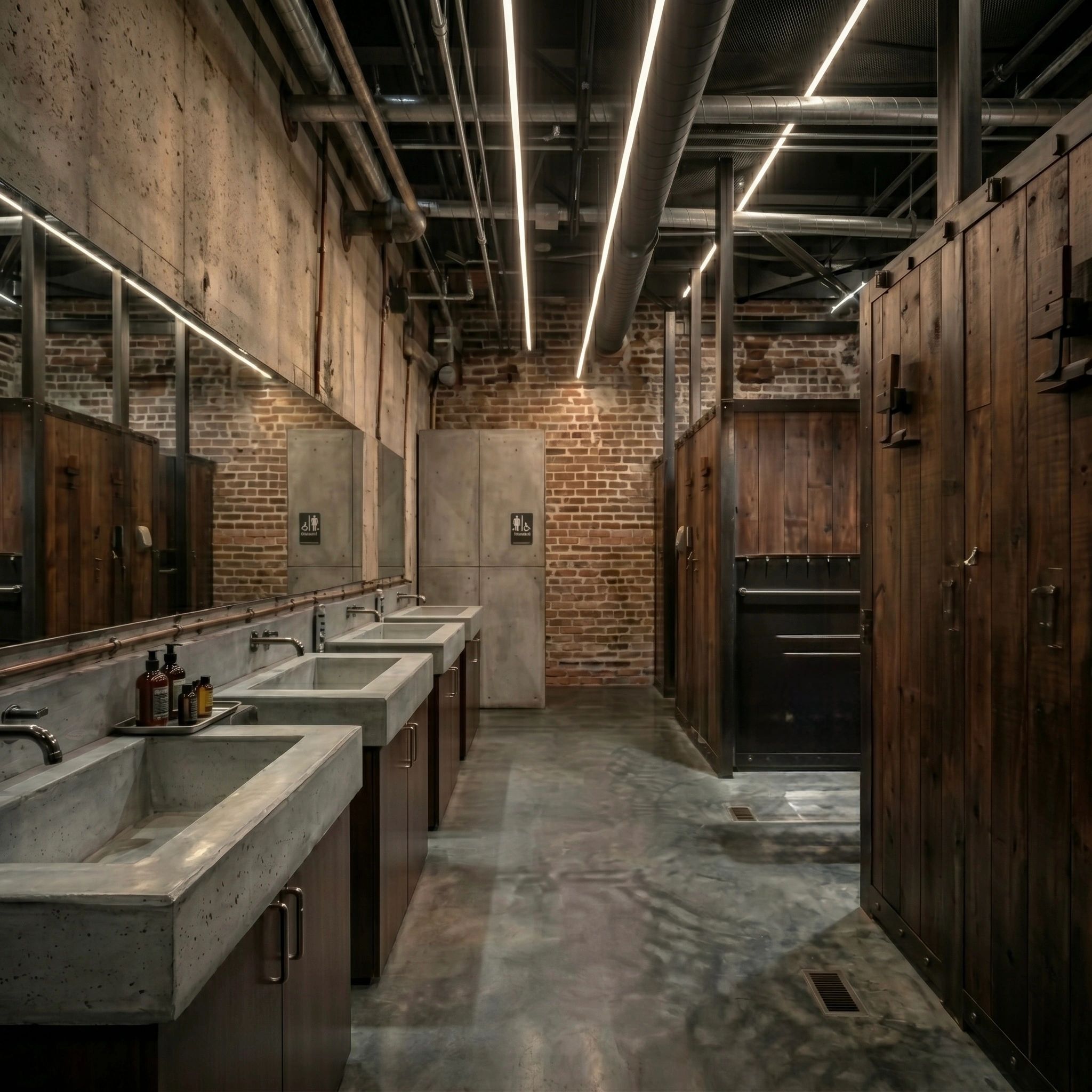 Portland-interior-design-corporate-business-remodel-industrial-bathroom