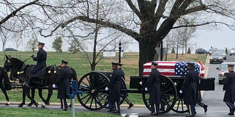 Bert Kurland on his way to his final resting place.  We miss you brother!
