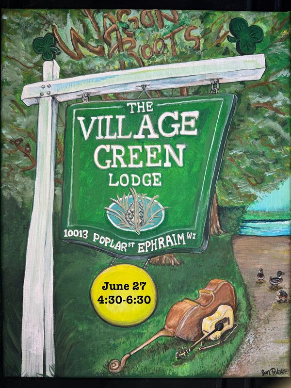 The Village Green Lodge had us up north for a concert. We love outdoor stages!
