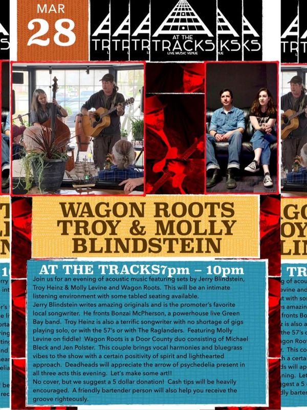 Our first show in Green Bay with some other great local songwriters.