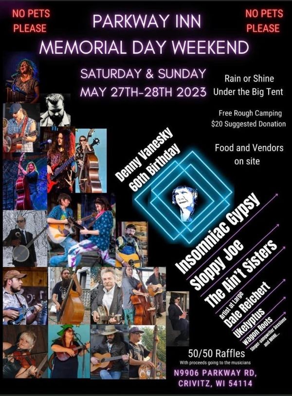 We played with all kinds of kind people at our first festival performance.