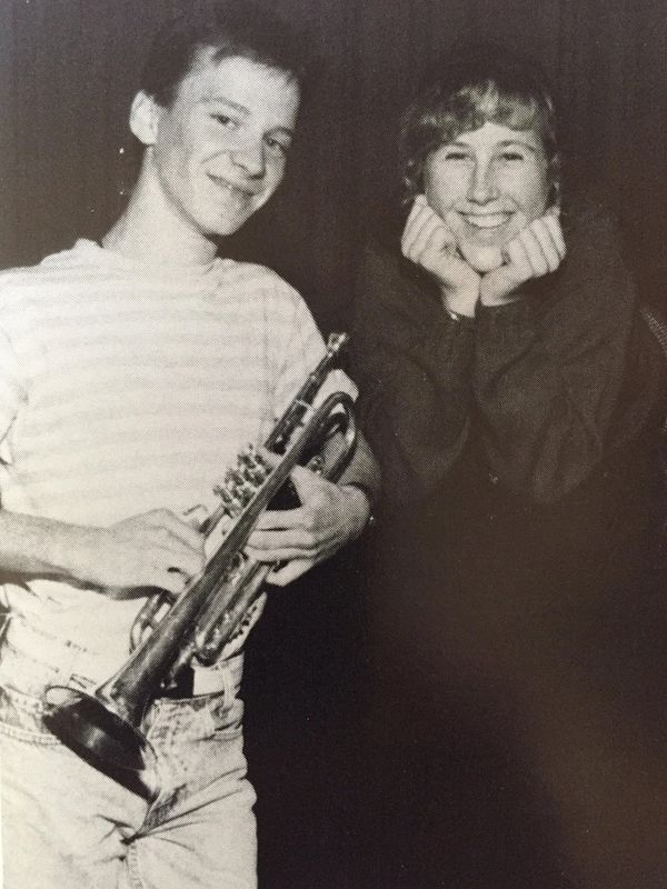 This photo is from my senior yearbook where my friend Arianne and I were voted "Class Musicians".