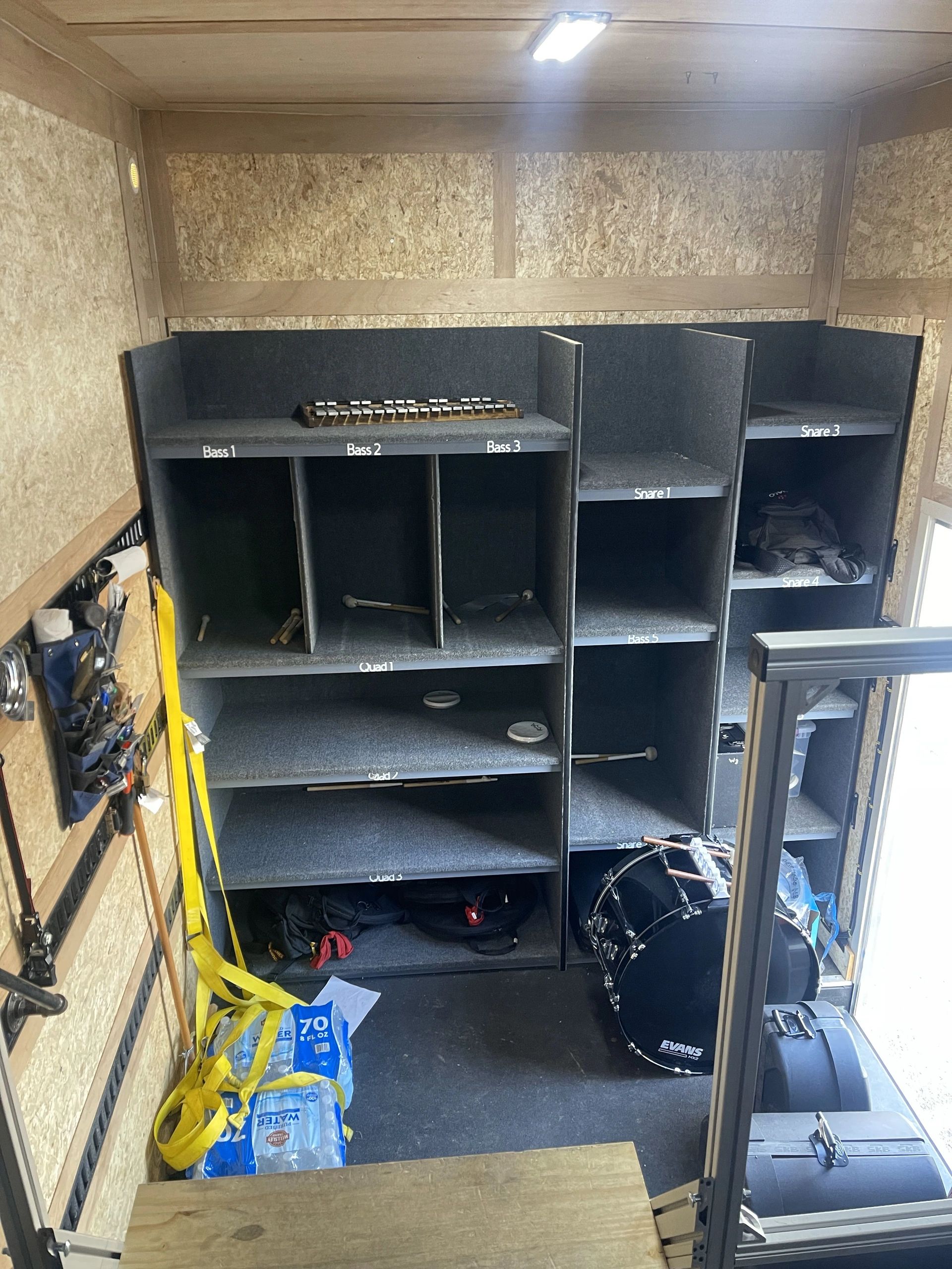 Cubbies from the loft