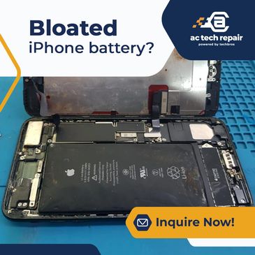 Whether you have a bloated battery or just need a new one, we can fix it.