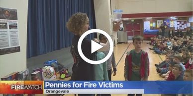 Cents for Sonoma County Fire Victims School Adoption Program Sacramento Santa Rosa Napa Pennies Help