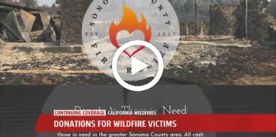 Emergency Supplies Fire Victims Sonoma Napa County Tubbs Fly San Diego Relief Help Support Wildfire