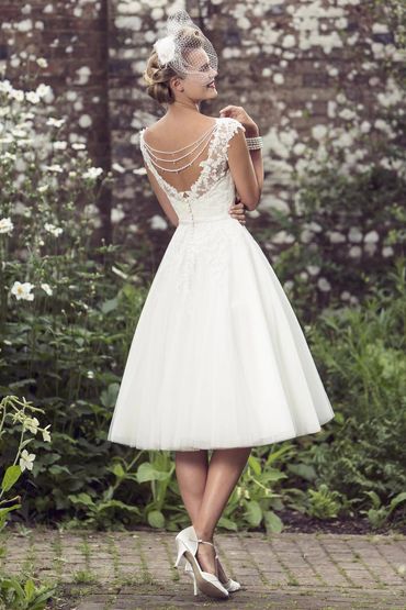 Lottie Brighton Belle short tea length wedding dress