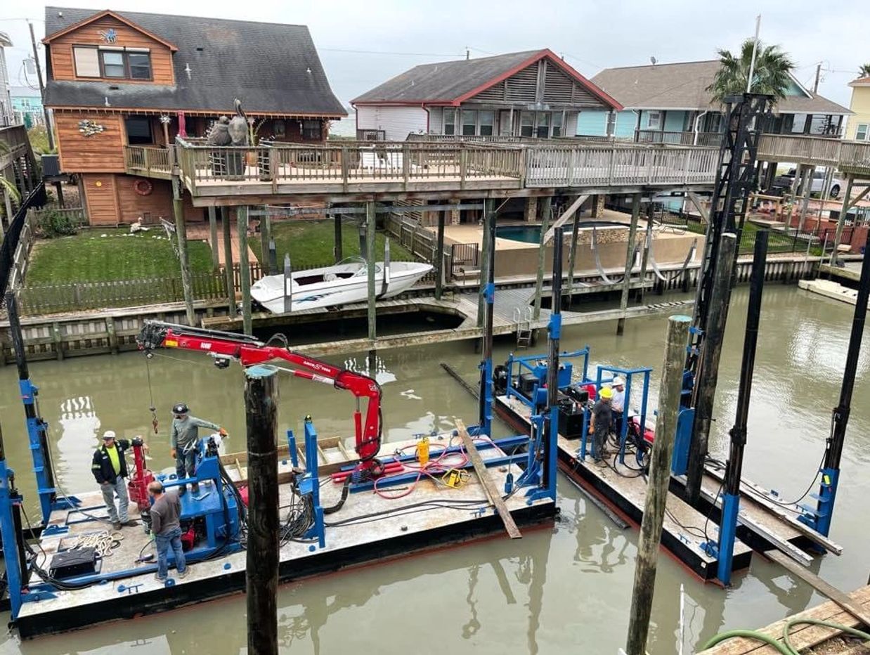 PILE DRIVING SERVICES FOR MARINE CONSTRUCTION PROJECTS IN GALVESTON COUNTY