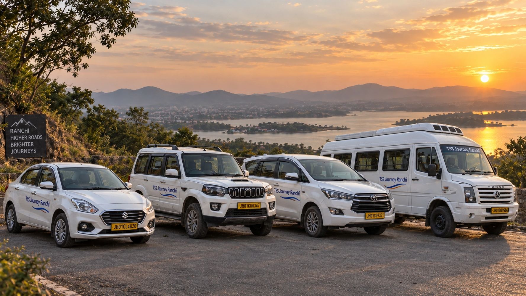 Taxi service in Ranchi, Jamshedpur, Dhanbad & Hazaribagh for local, outstation, and corporate taxi.