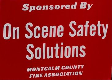 Sign sponsored by On Scene Safety Solutions.