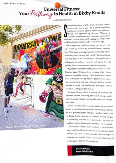 Personal Training and HIIT class workouts at Universal Fitness in Long Beach.