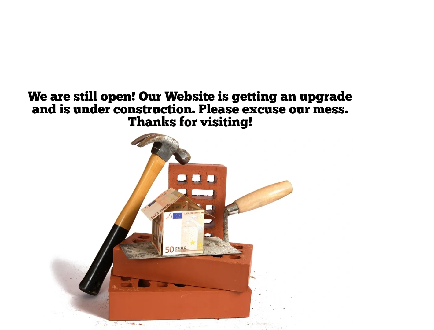 Tools display stating this page is undergoing construction.