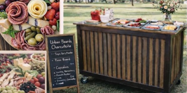 Urban Boards in Cedar Rapids Iowa offers a Charcuterie Cart
