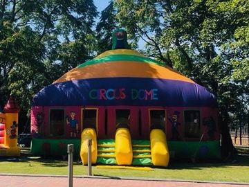 The circus dome is the perfect covered bouncy castle for any event