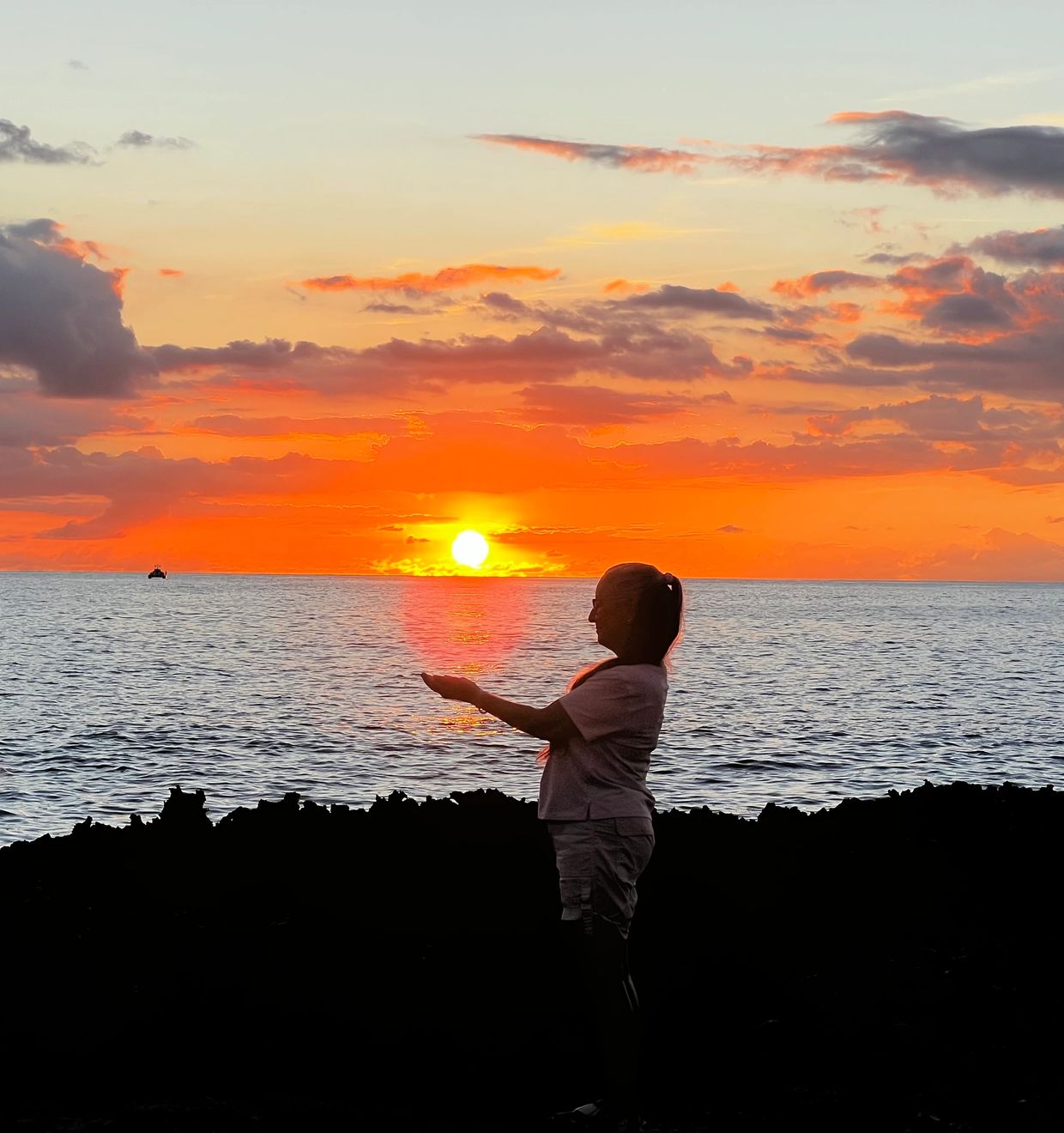 a woman giving pose for picture