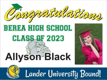 Custom Graduation Yard Signs