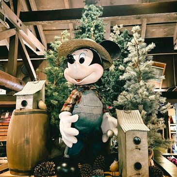 Farmer Mickey from the Meadow Trading Post at WDW's Fort Wilderness campground.