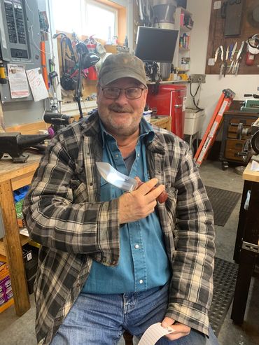 Ray & His Custom Knife