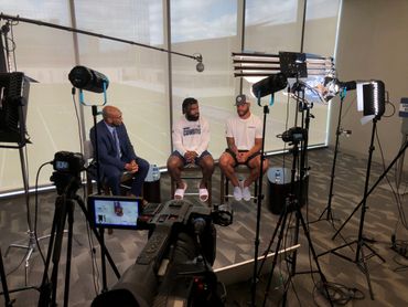 Donovan Lewis from Sportsradio 96.7 & 1310 The Ticket, interview with Dak Prescott and Ezekiel Ellio