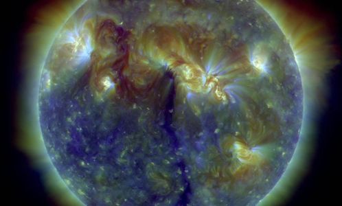 Solar Dynamics Observatory / Atmospheric Imaging Assembly image composite 2010/08/11
