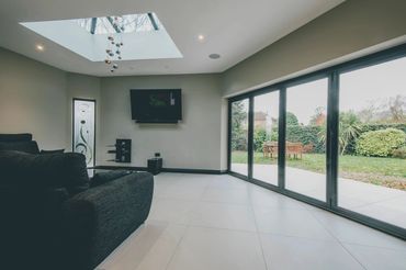 interior of extension we built