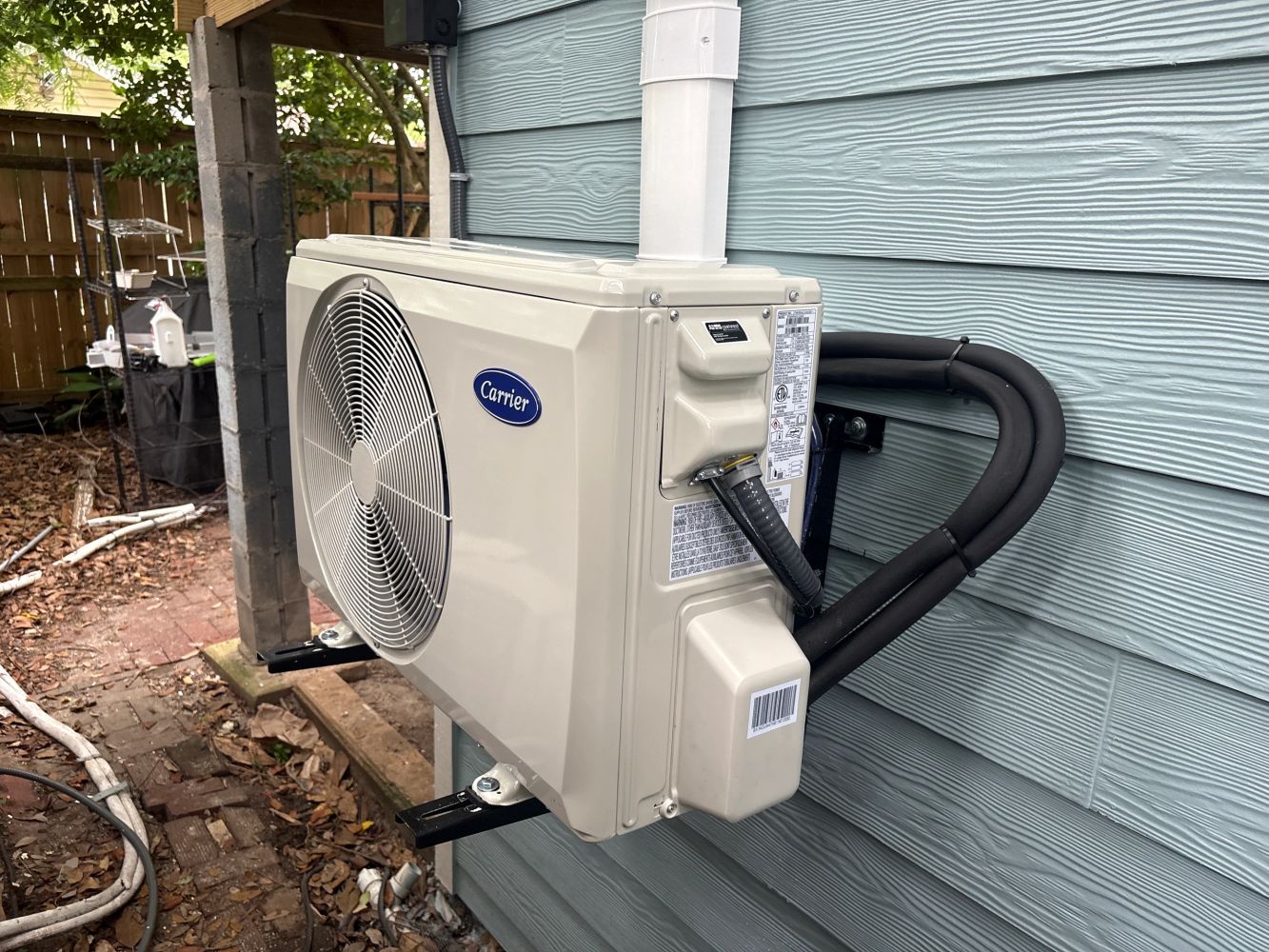 Carrier inverter installation