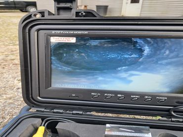 Inspection camera at work