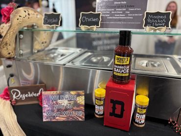 Yes, we do weddings. We keep it clean with dry rubs and flavors un beat. our BBQ can be fancy too.