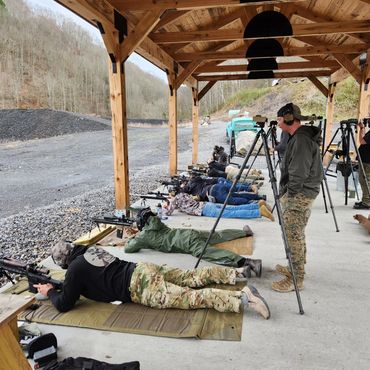 Learning the basics of long-range precision rifle shooting with Razorback Tactical.