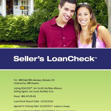 Seller's LoanCheck provides balance in confidence building information.  It's Fair.  