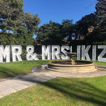 Light Up Letters Wedding