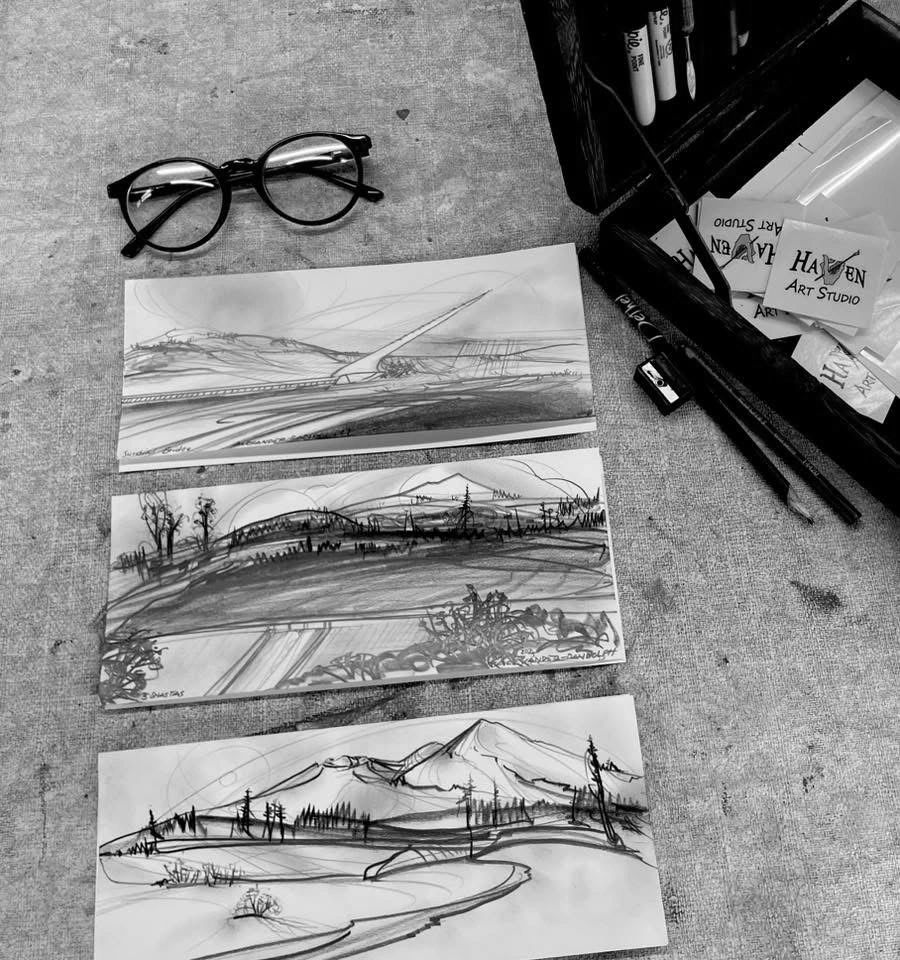 Original Graphite Drawings
ALEXANDER-RANDOLPH